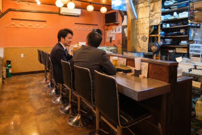 卓上の料理