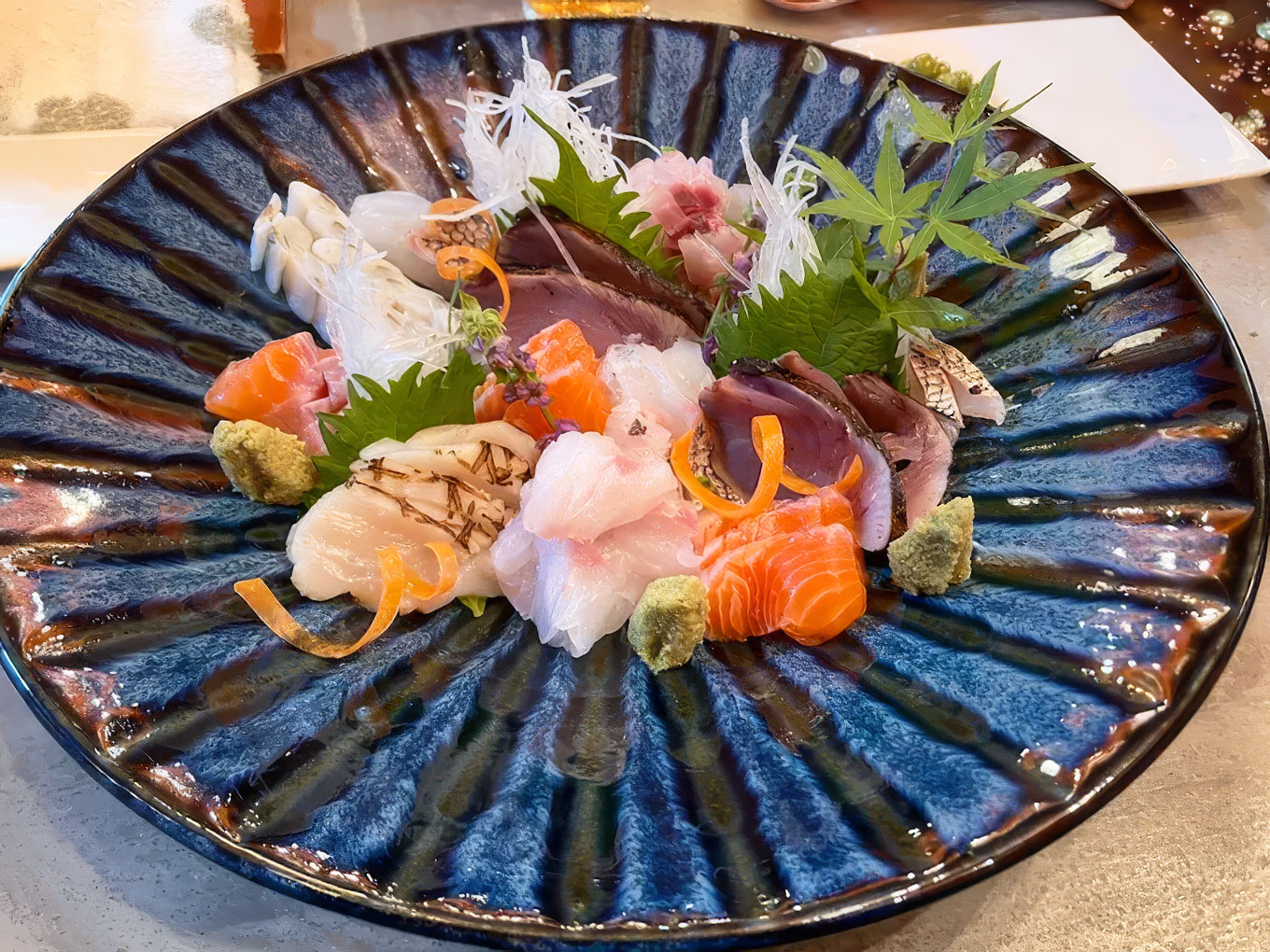 卓上の料理